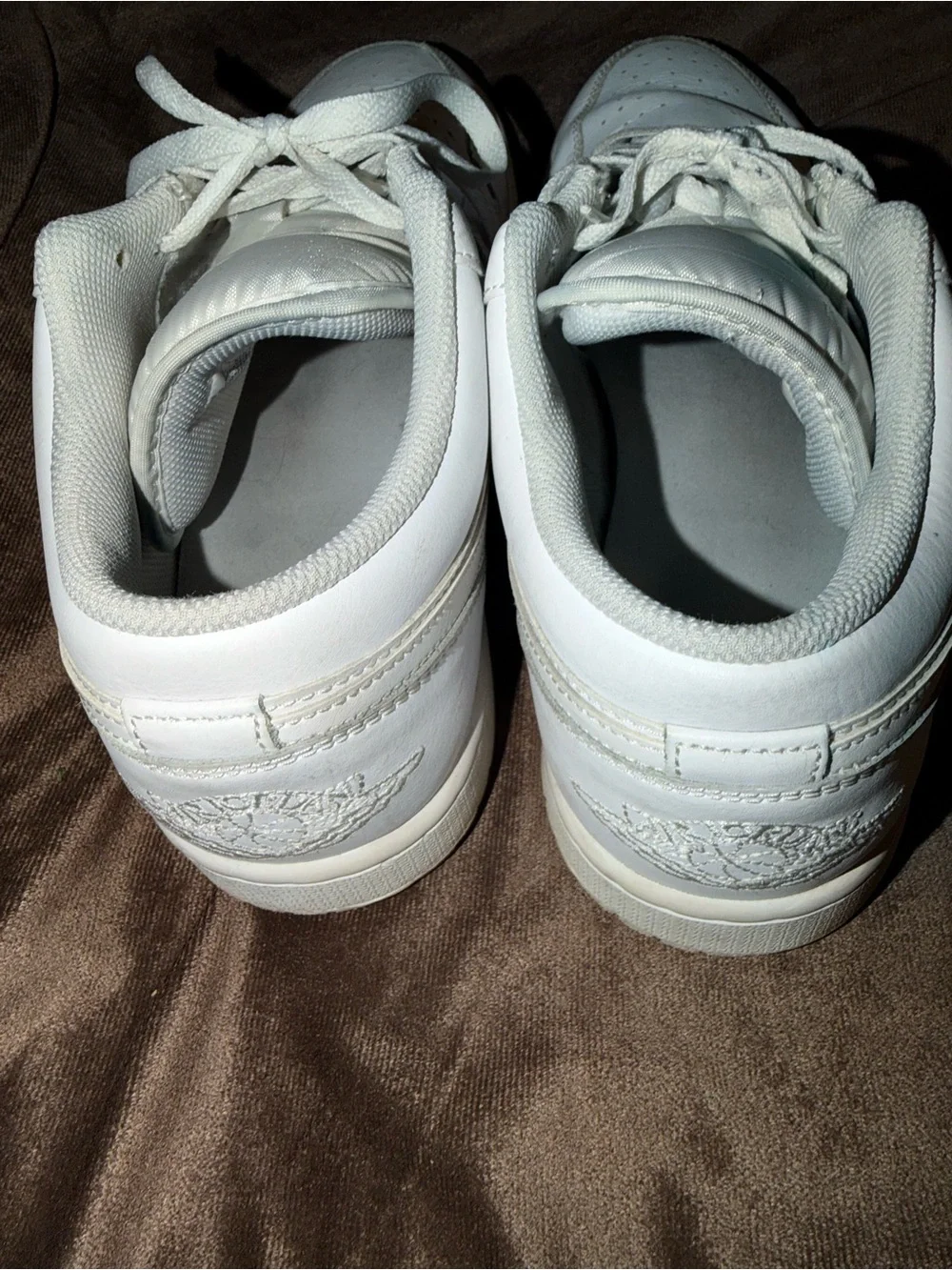 Air Jordan 1Retro Men's White Low-Top Sneaker mens 11.5